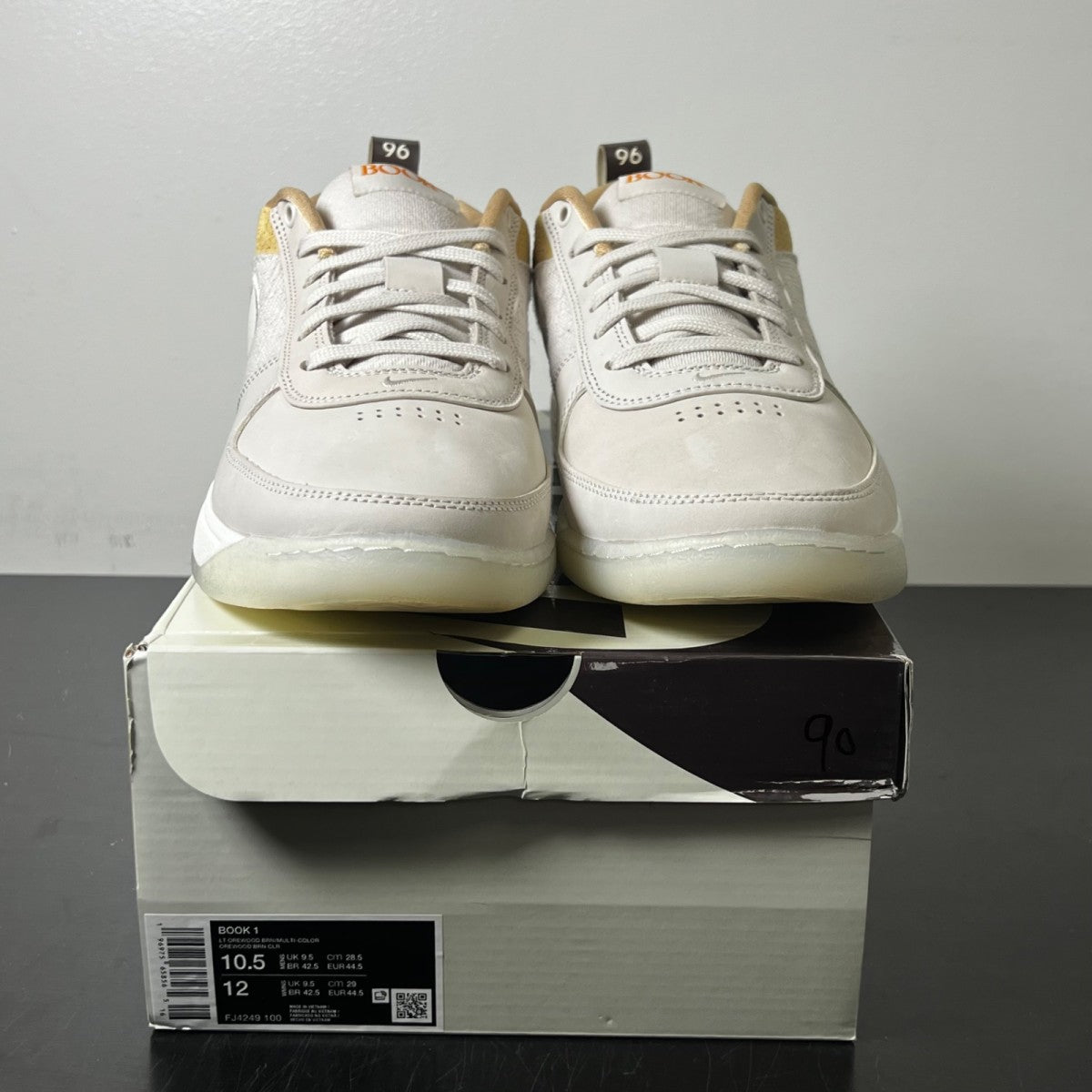 Nike Book 1 Mirage (Translucent Outsole) 10.5 (Lightly Worn Pre-Owned)NikeLight Orewood Brown/Sesame/Baroque Brown/Sail - Image 2