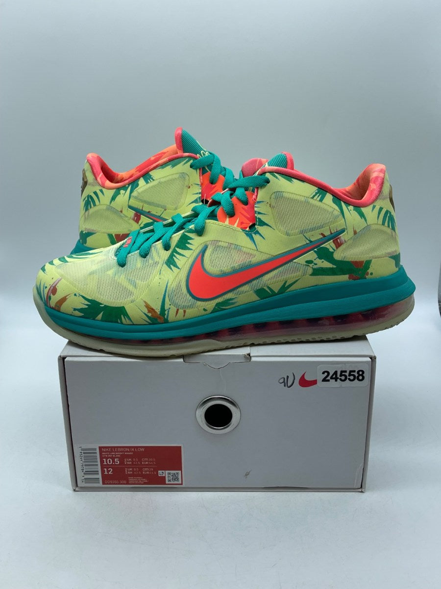 Nike LeBron 9 Low LeBronald Palmer (2022) 10.5 (Moderately Worn Pre-Owned)NikeWhite Lime/Bright Mango-New Green - Image 1