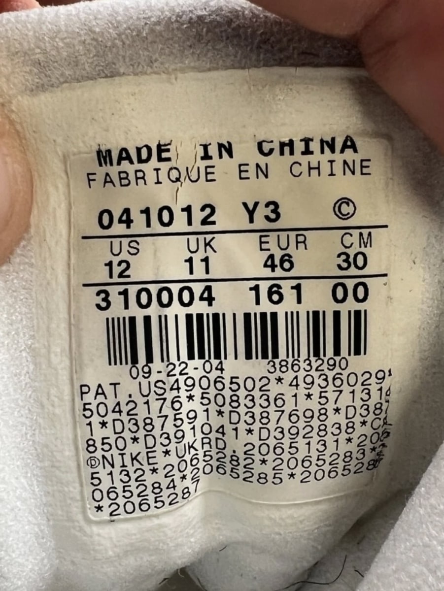Jordan 13 Retro Grey Toe (2005) 12 (Heavily Worn Pre-Owned)JordanWhite/Team Red-Flint Grey - Image 9