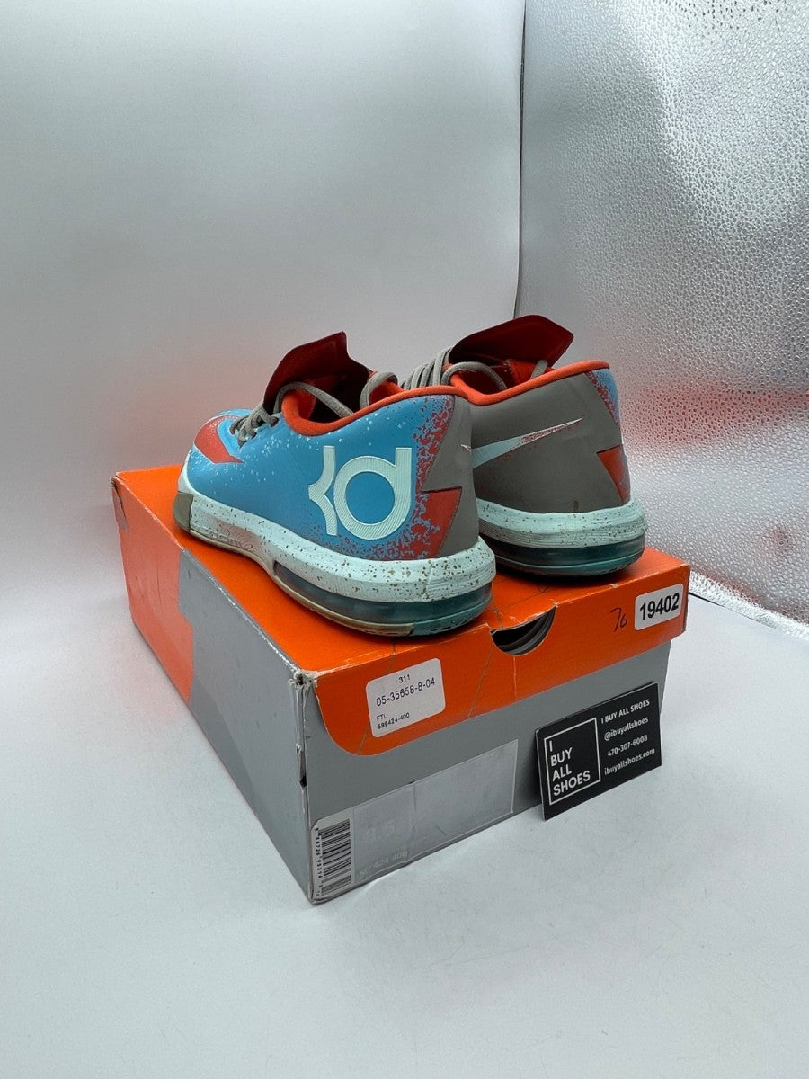 Nike KD 6 Maryland Blue Crab 8.5 (Moderately Worn Pre-Owned) - Image 4