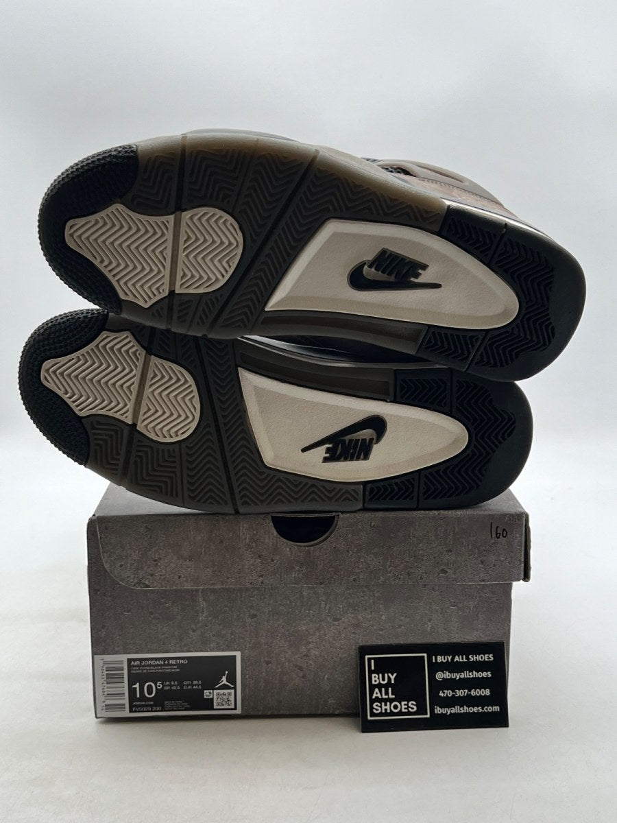 Jordan 4 Retro Cave Stone 10.5 (Lightly Worn Pre-Owned) - Image 8