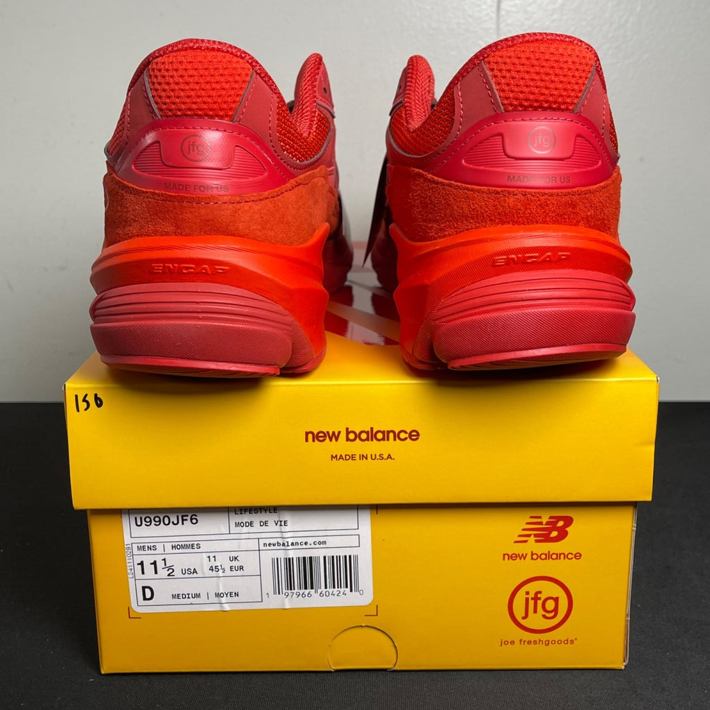 New Balance 990v6 MiUSA Joe Freshgoods Paris Red (Size 11.5) - Image 4