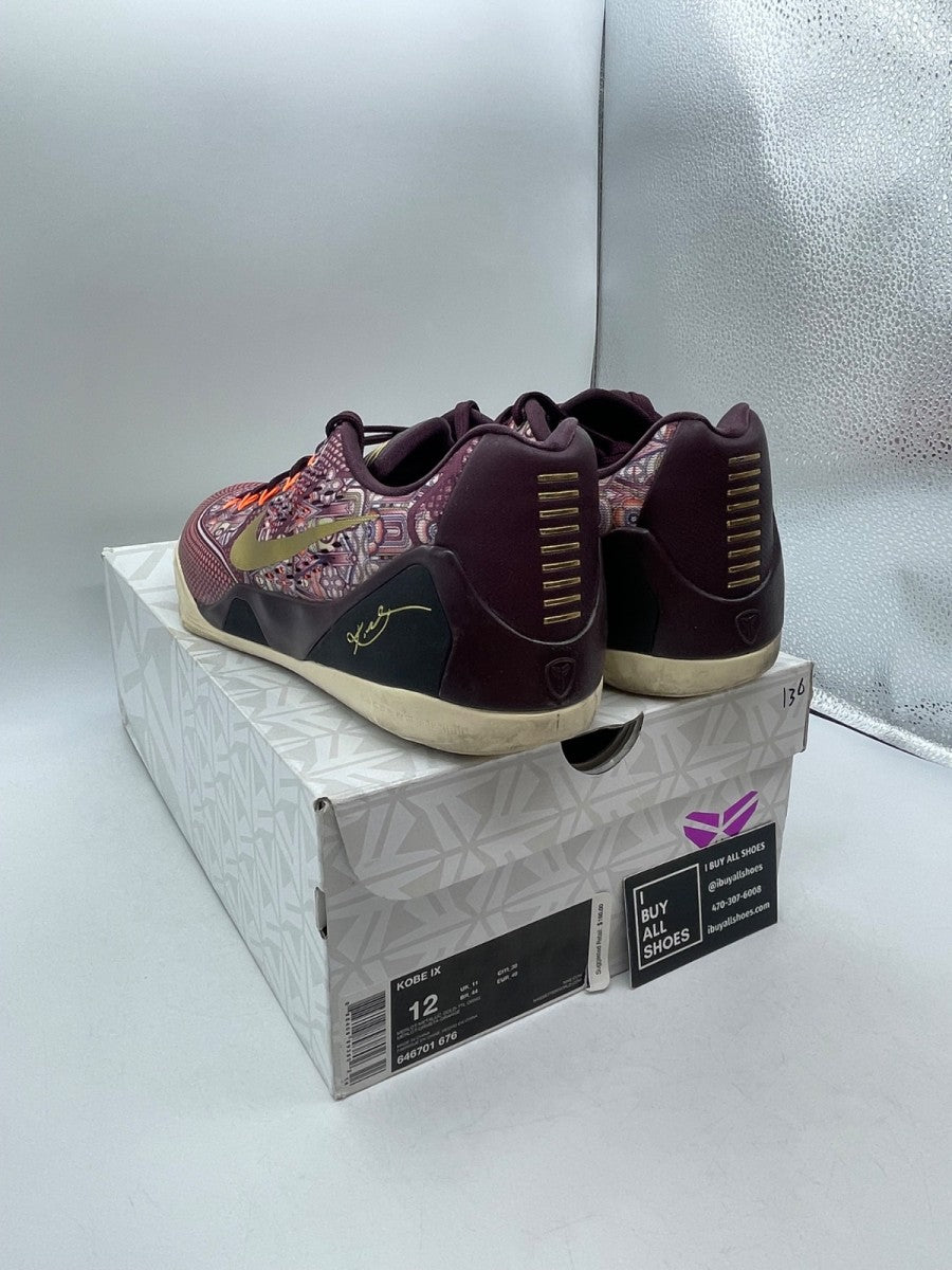 Nike Kobe 9 EM Low Silk 12 (Moderately Worn Pre-Owned) - Image 4