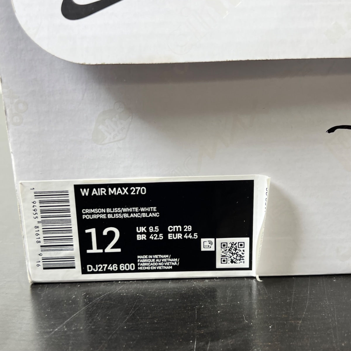 Nike Air Max 270 Crimson Bliss (Women's) (Size 12W) - Image 5