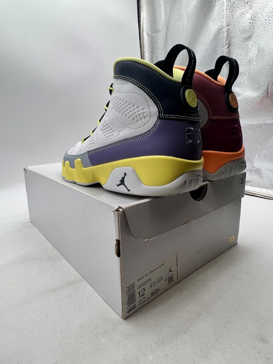 Jordan 9 Retro Change The World (Women's) 12W (Lightly Worn Pre-Owned) - Image 6