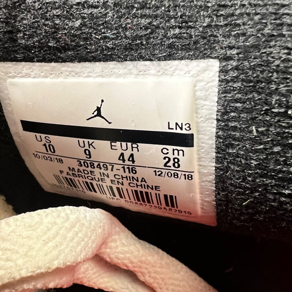Jordan 4 Retro Flight Nostalgia 10 (Lightly Worn Pre-Owned)JordanWhite/Black-Bright Crimson-Pale Citron - Image 7