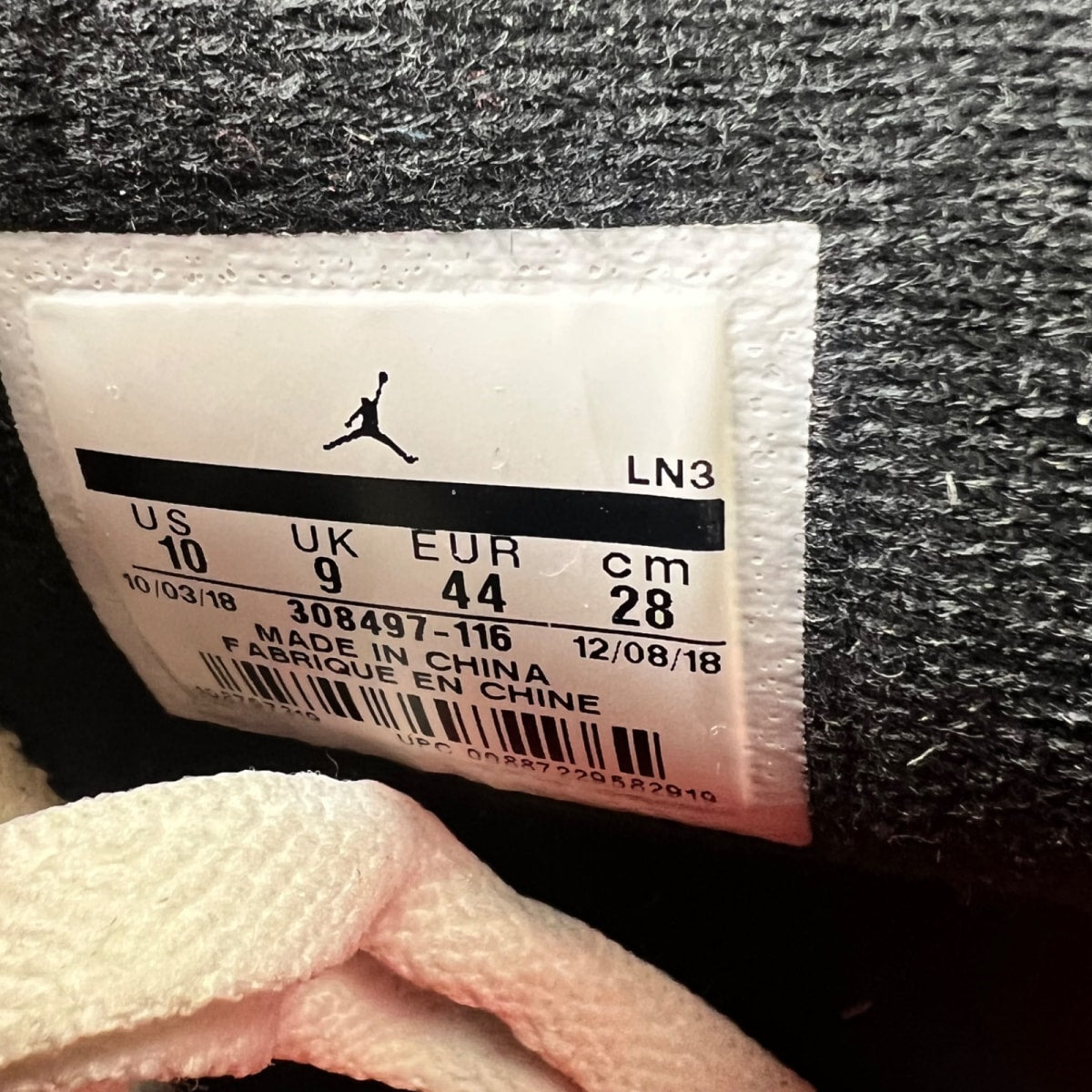 Jordan 4 Retro Flight Nostalgia 10 (Lightly Worn Pre-Owned)JordanWhite/Black-Bright Crimson-Pale Citron - Image 7