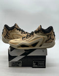 Jordan Tatum 1 Tunnel Walk 12 (Lightly Worn Pre-Owned)JordanFossil/Sesame/Electric Green/Black - Image 1