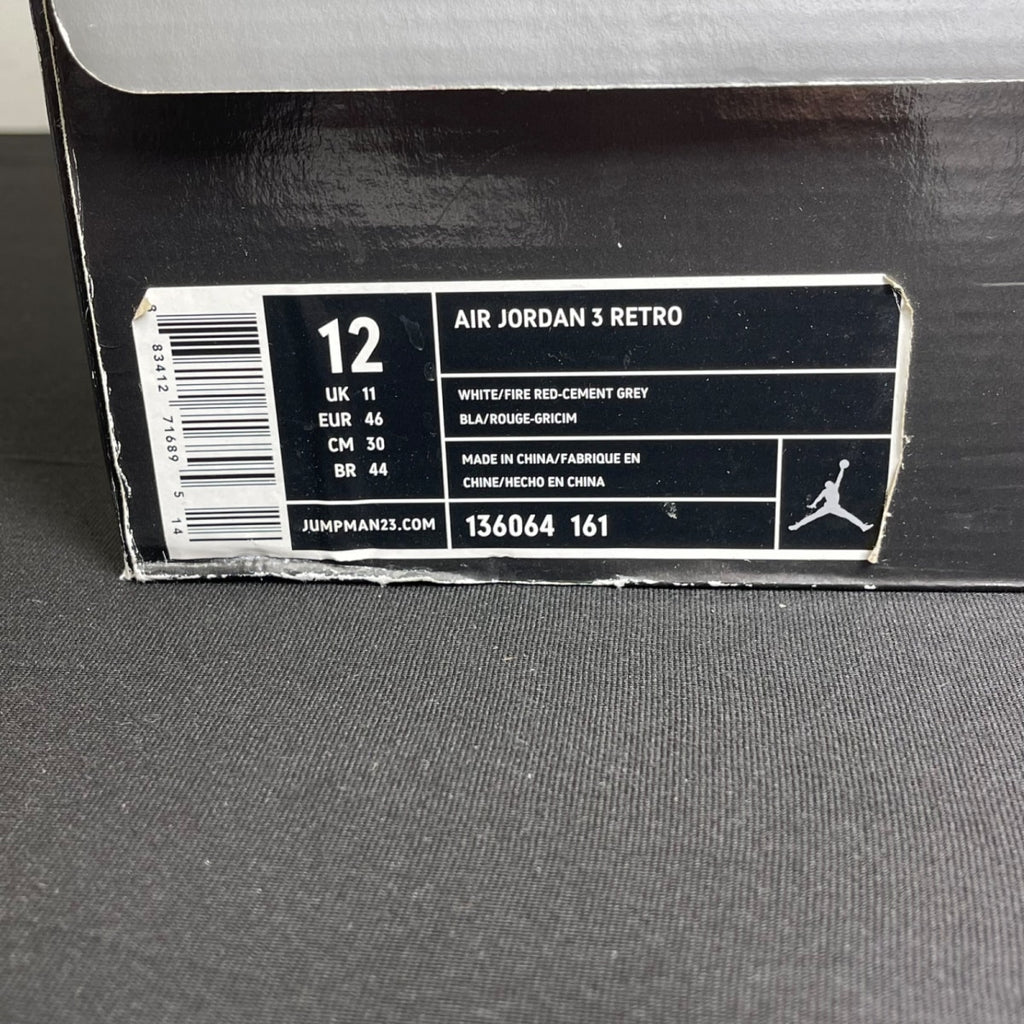 Jordan 3 Retro Fire Red (2007) (Size 12) - Image 7