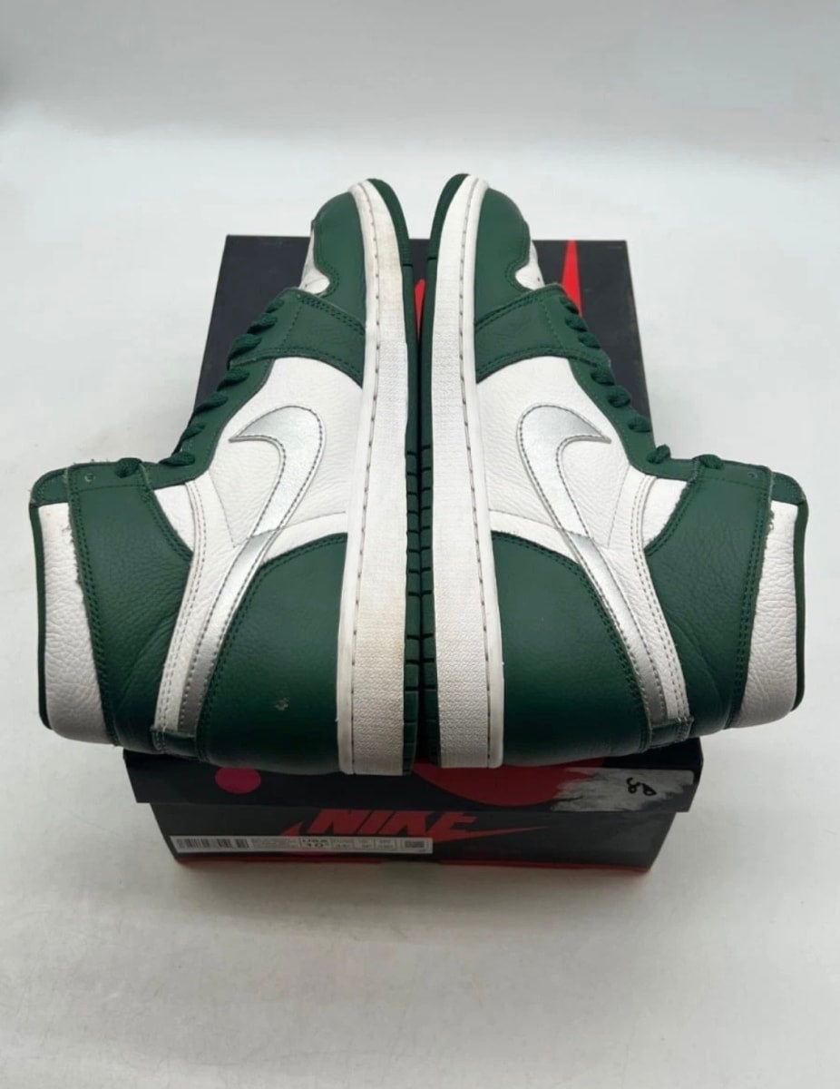 Jordan 1 Retro High OG Gorge Green 10.5 (Heavily Worn Pre-Owned)JordanGorge Green/Metallic Silver/White - Image 8