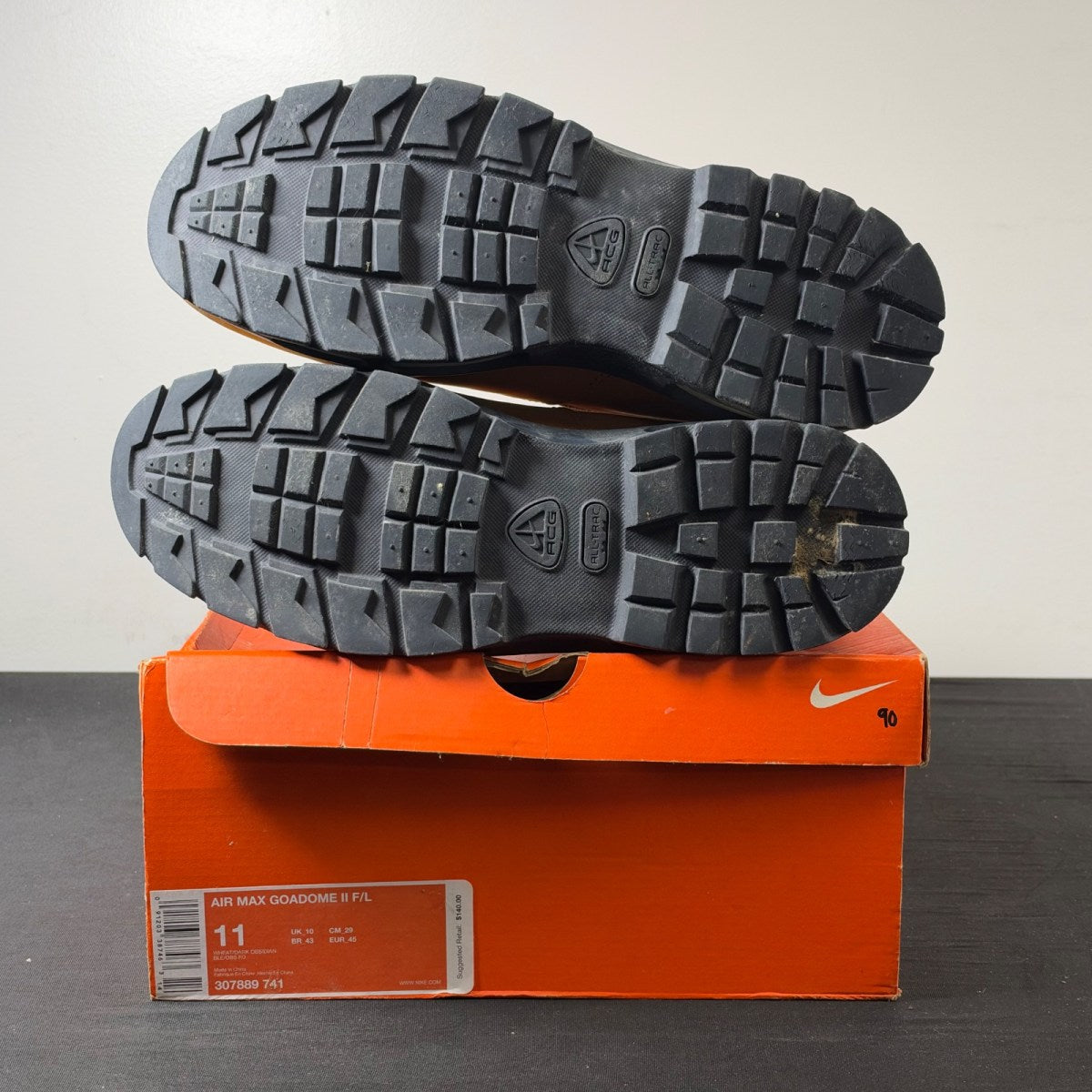 Nike Air Max Goadome 2 F/L 'Wheat Dark Obsidian' (Size 11) - Image 6