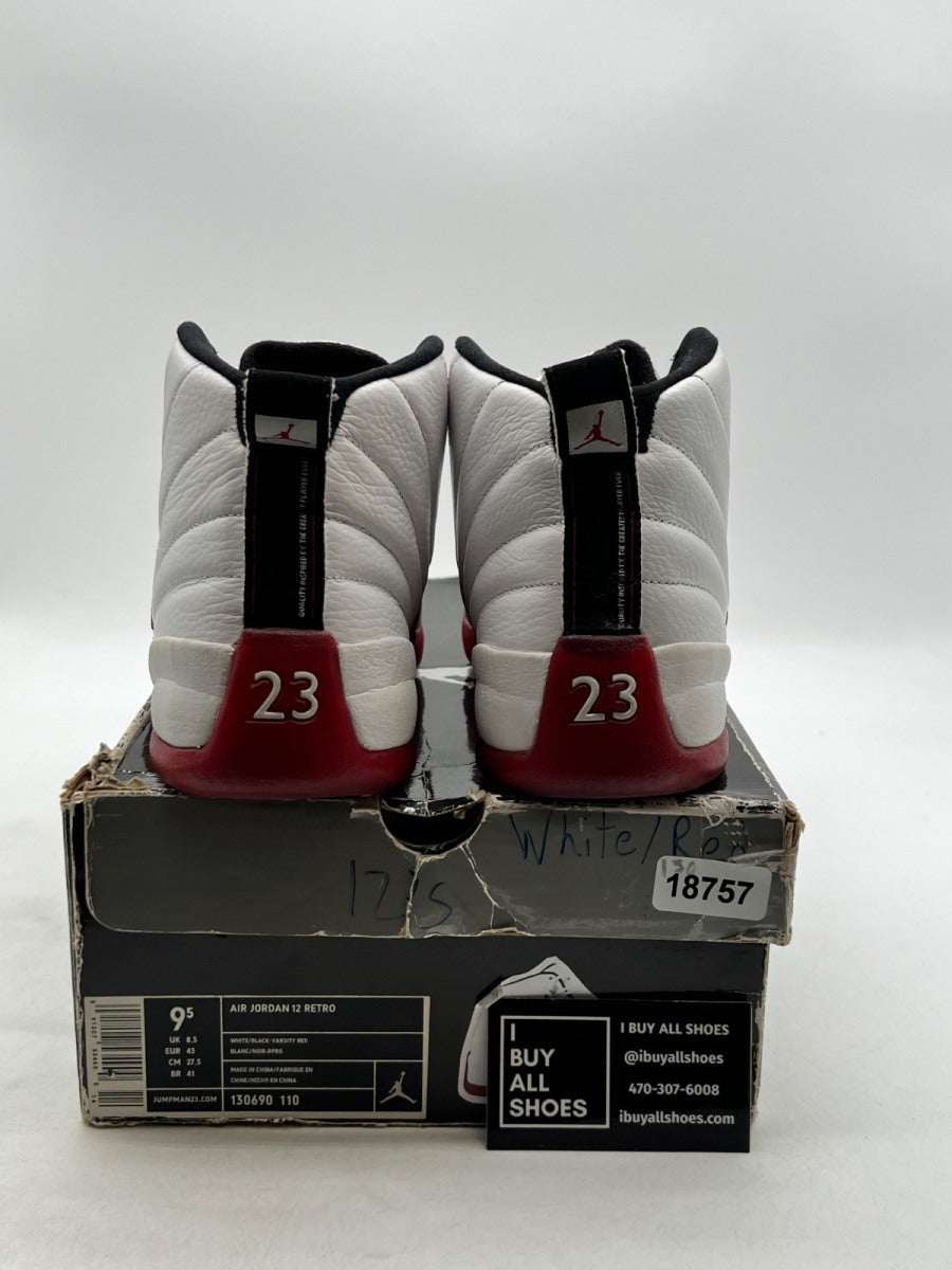 Jordan 12 Retro Cherry (2009) 9.5 (Heavily Worn Pre-Owned) - Image 3