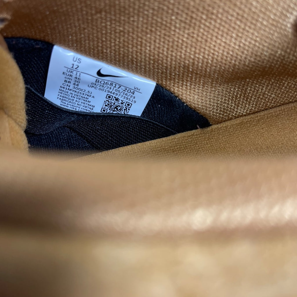 Nike SB Dunk Low Wheat 12 (Moderately Worn Pre-Owned)NikeWheat/Wheat-Baroque Brown-Gum - Image 6