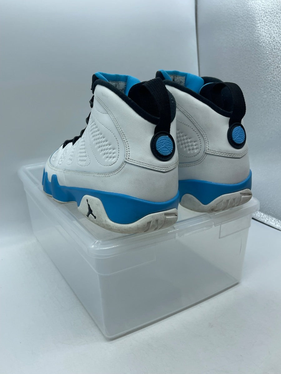 Jordan 9 Retro Powder Blue (2024) 11 (Moderately Worn Pre-Owned)JordanSummit White/Black/Dark Powder Blue - Image 4