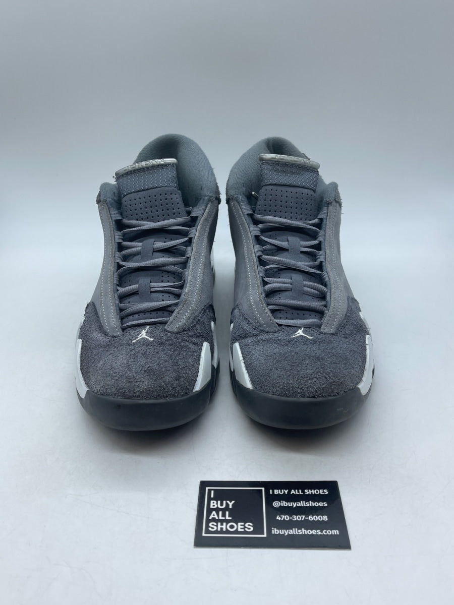 Jordan 14 Retro Flint Grey 11.5 (Heavily Worn Pre-Owned) - Image 2