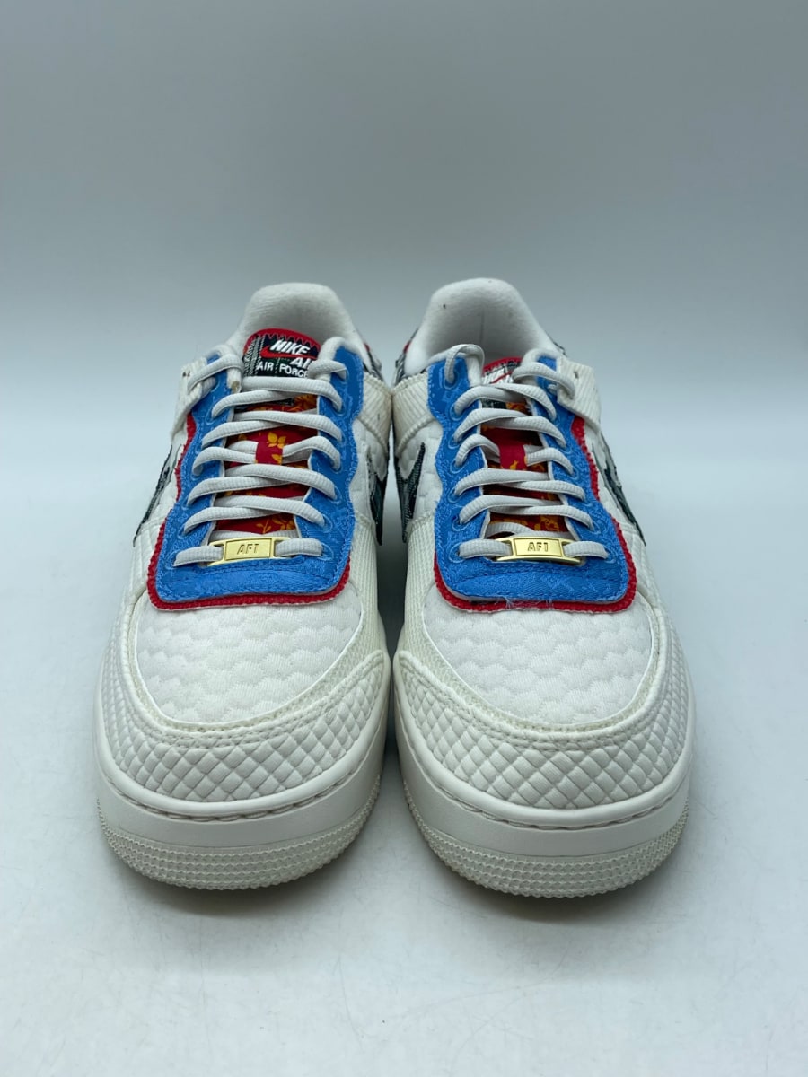Nike Air Force 1 Low Shadow Sail Classic Green University Blue (Women's) 11W (Moderately Worn Pre-Owned)NikeSail/Classic Green/University Blue/Multicolor - Image 2
