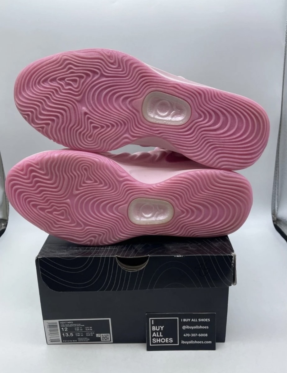 Nike KD 17 NRG Aunt Pearl 12 (Moderately Worn Pre-Owned)NikePink Foam/Beyond Pink - Image 7
