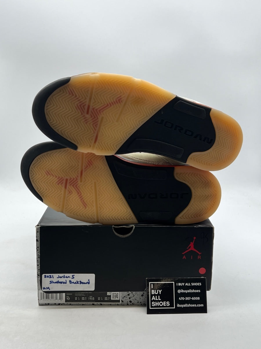 Jordan 5 Retro Shattered Backboard 10 (Heavily Worn Pre-Owned) - Image 8