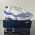 Jordan 11 Retro Low Diffused Blue 11.5 (Lightly Worn Pre-Owned)JordanWhite/Midnight Navy/Diffused Blue/Football Grey - Image 1
