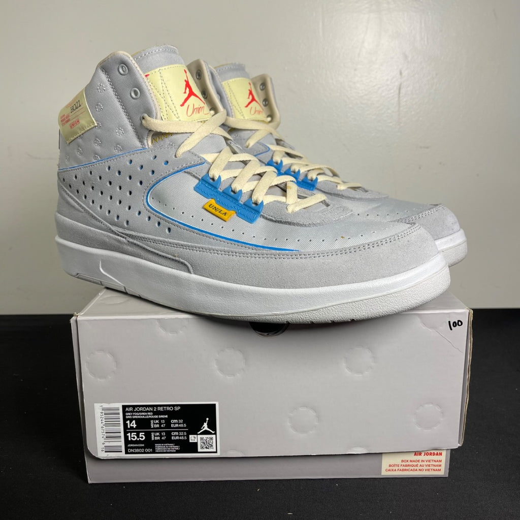 Jordan 2 Retro SP Union Grey Fog (Size 14) - Image 1