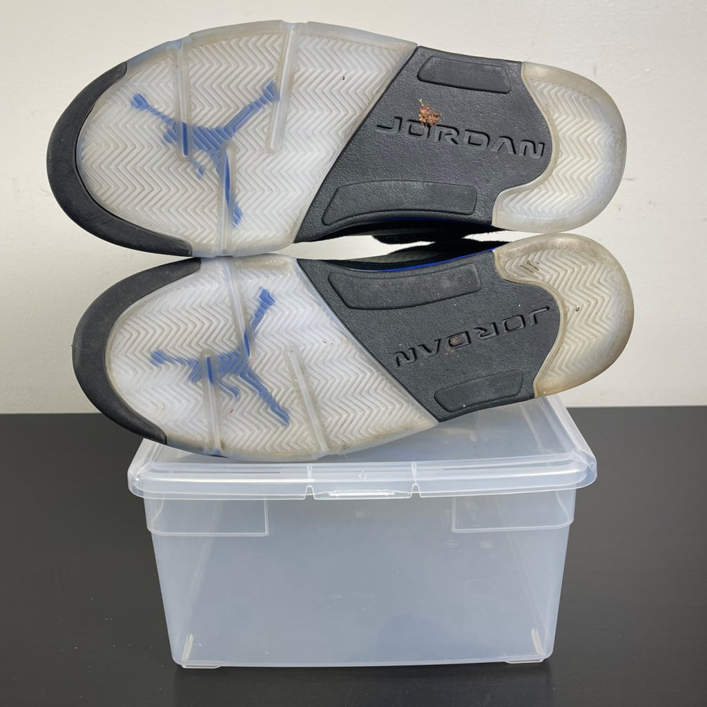 Jordan 5 Retro Racer Blue 11 (Moderately Worn Pre-Owned)JordanBlack/Racer Blue-Reflective Silver - Image 5