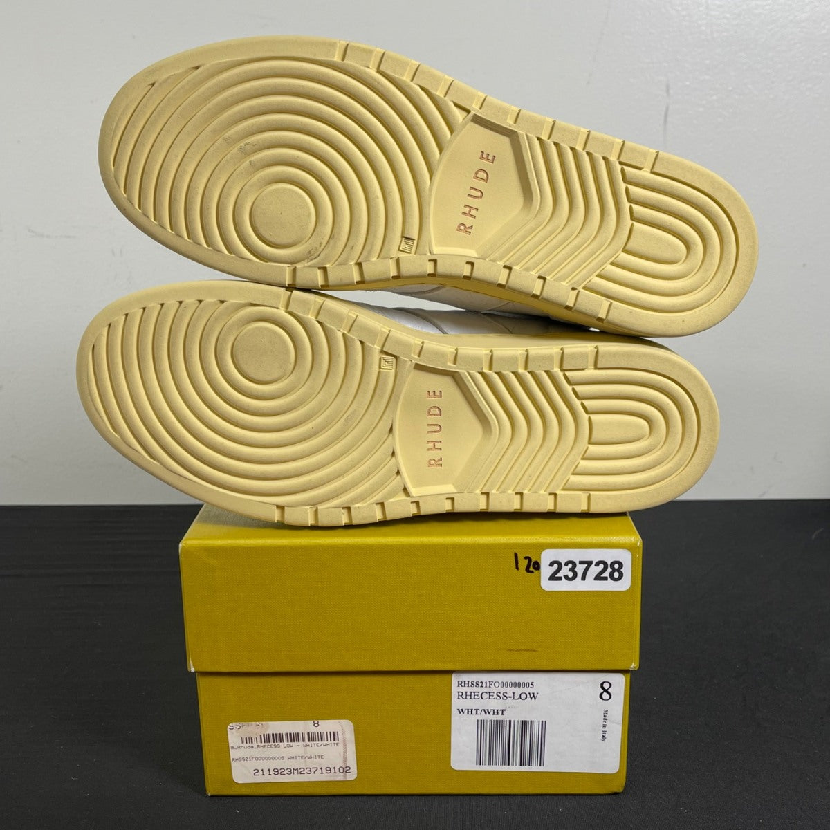 Rhude Rhecess Low 'White' 8 (Moderately Worn Pre-Owned)Rhude - Image 5