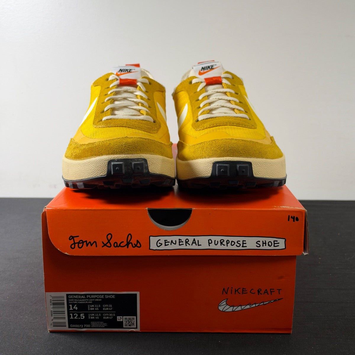 NikeCraft General Purpose Shoe Tom Sachs Archive Dark Sulfur (Size 14W / 12.5M) - aux