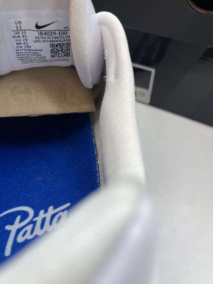 Nike Air Max Dn8 Patta White Metallic Silver 11 (Moderately Worn Pre-Owned)NikeWhite/Metallic Silver/Black/Game Royal - Image 8