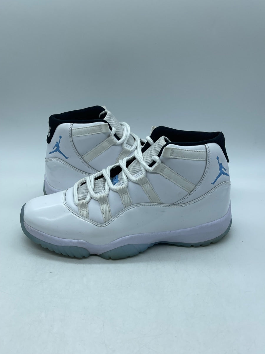Jordan 11 Retro Legend Blue (2024) 9.5 (Moderately Worn Pre-Owned)JordanWhite/Legend Blue/Black - Image 1