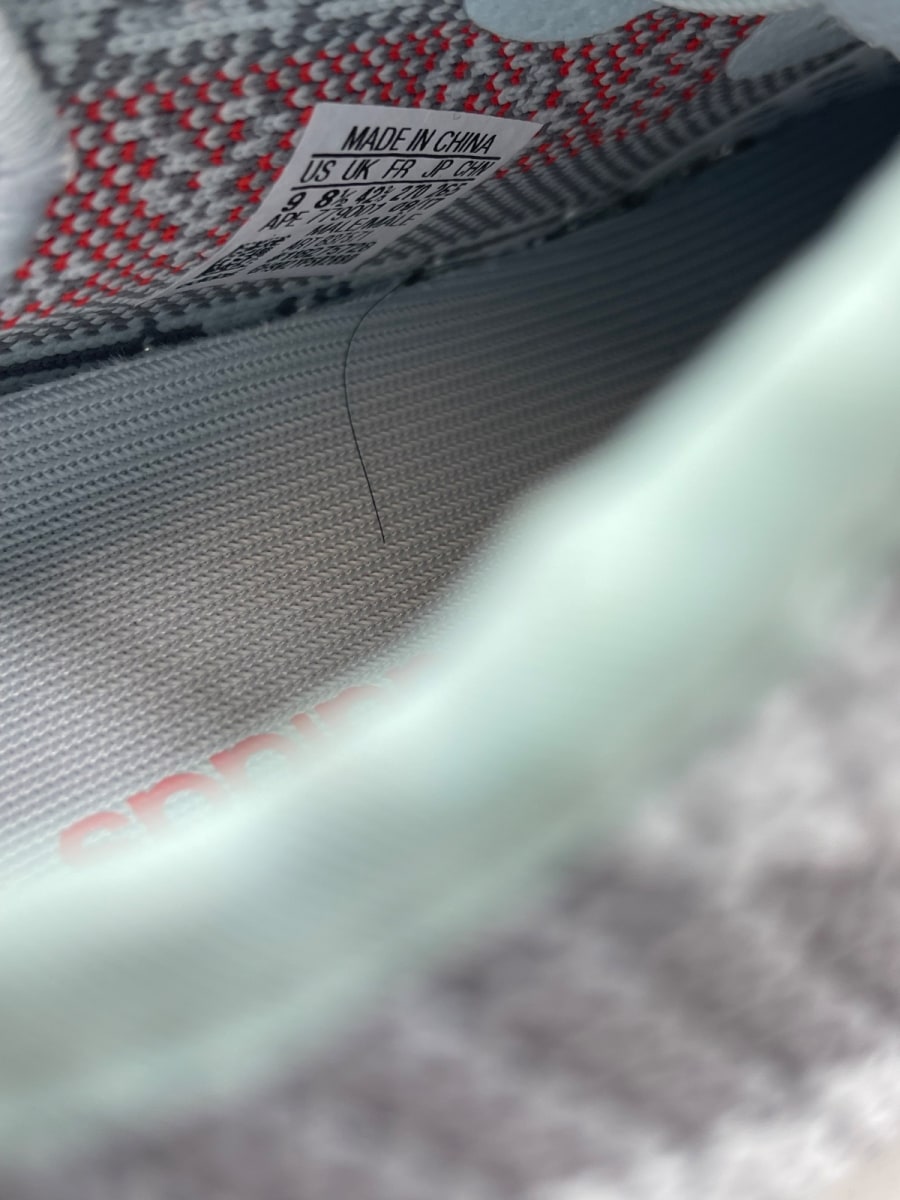 adidas Yeezy Boost 350 V2 Blue Tint 9 (Moderately Worn Pre-Owned) - Image 8