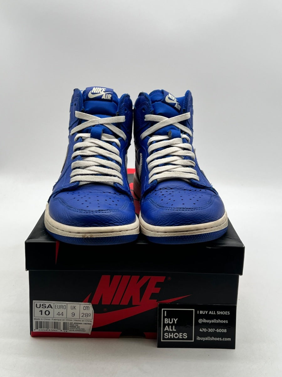 Jordan 1 Retro High Hyper Royal 10 (Moderately Worn Pre-Owned) - Image 2