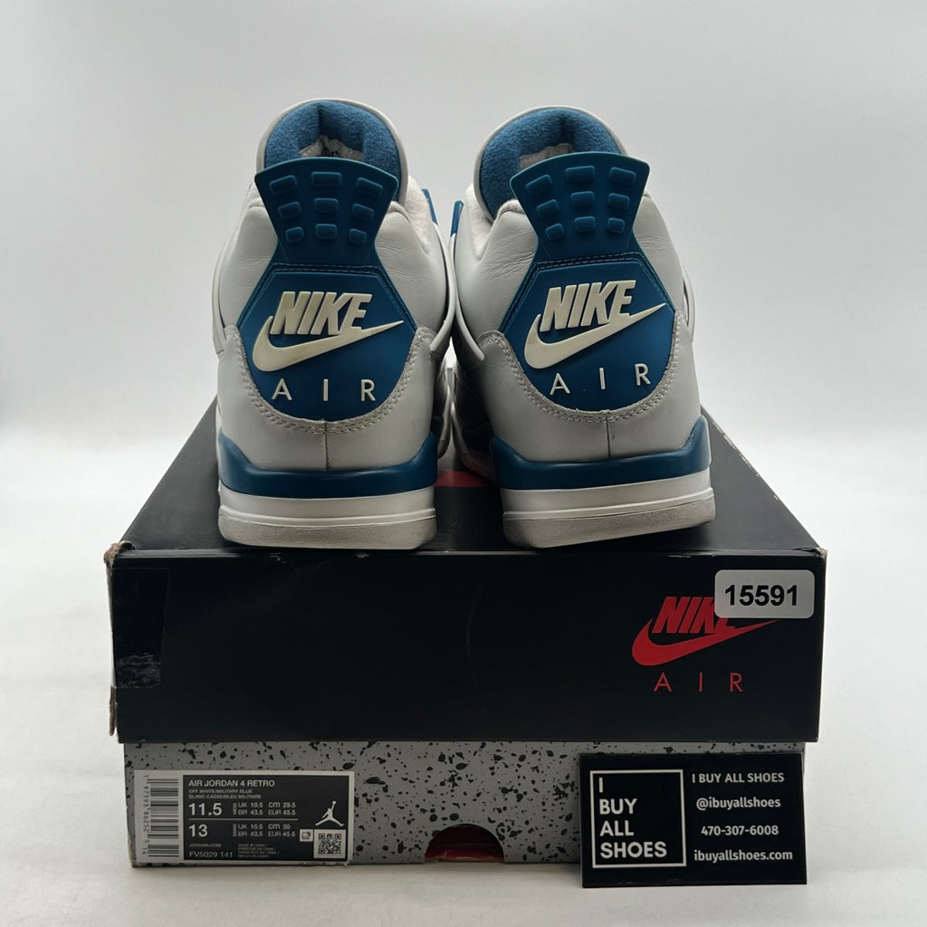 Jordan 4 Retro Military Blue (2024) - Image 3