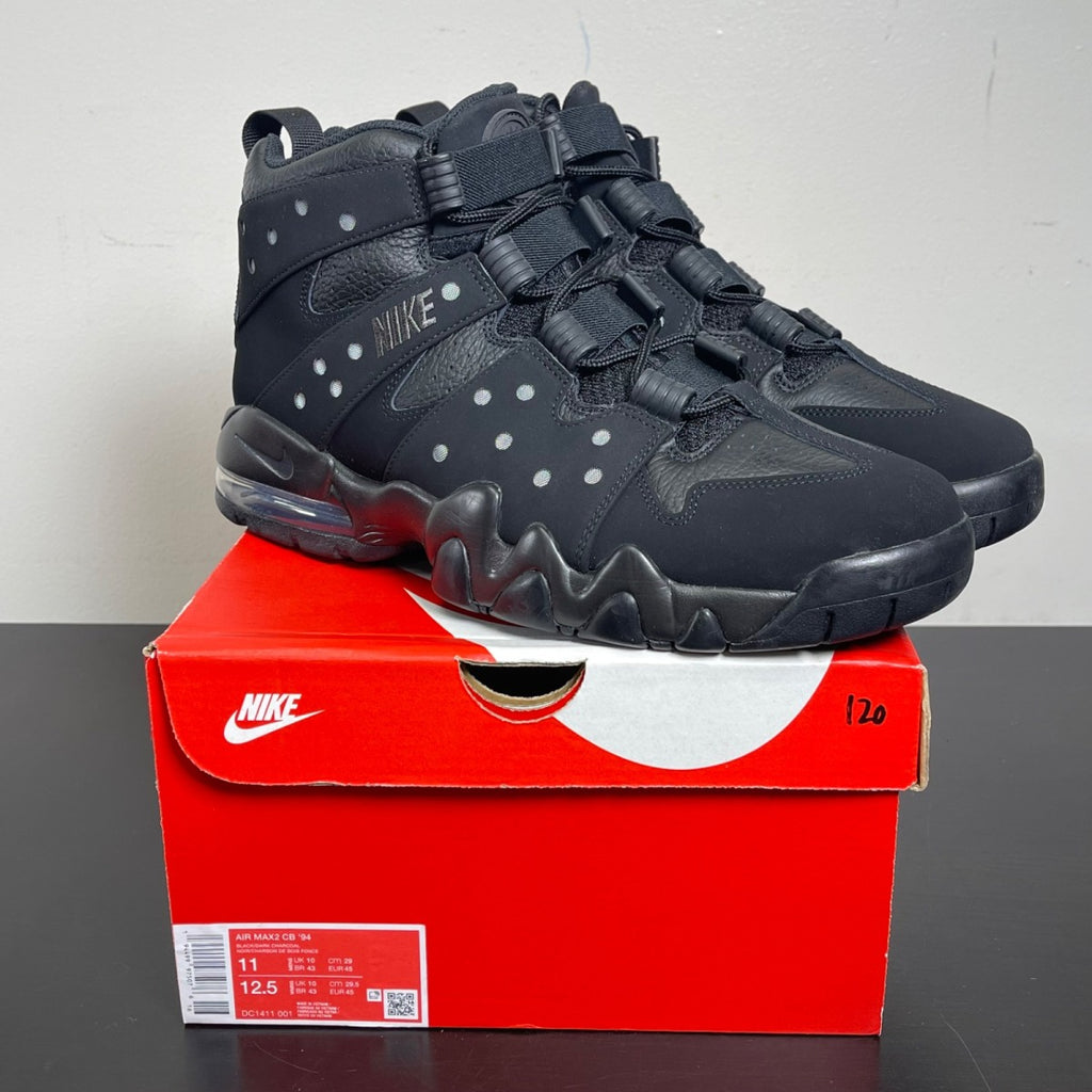 Nike Air Max 2 CB '94 Triple Black 11 (Moderately Worn Pre-Owned)NikeBlack/Black-Black - Image 1