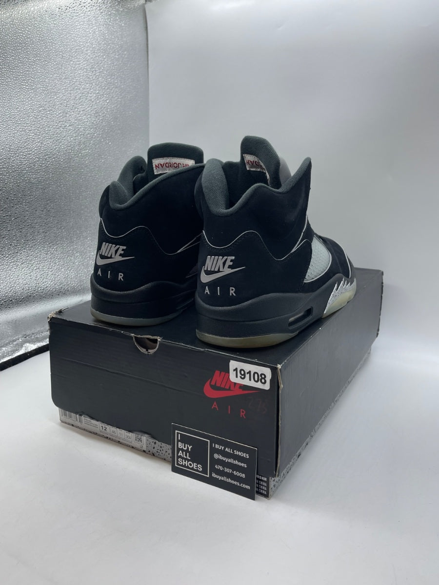 Jordan 5 Retro OG Black Metallic Reimagined 12 (Moderately Worn Pre-Owned) - Image 5