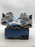 Jordan 6 Retro UNC White 13 (Moderately Worn Pre-Owned) - Image 1