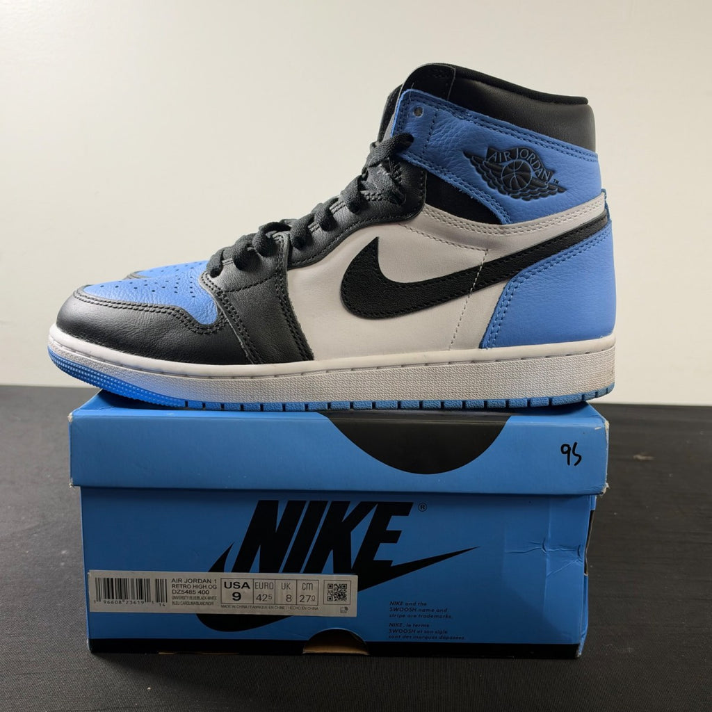 Jordan 1 Retro High OG UNC Toe (Size 9) - Image 3