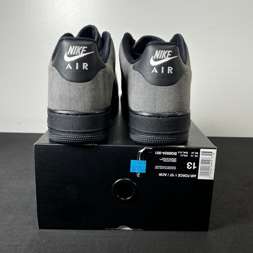 Nike Air Force 1 Low A Cold Wall Black 13 (New Pre-Owned)NikeBlack/White-Dark Grey - Image 4