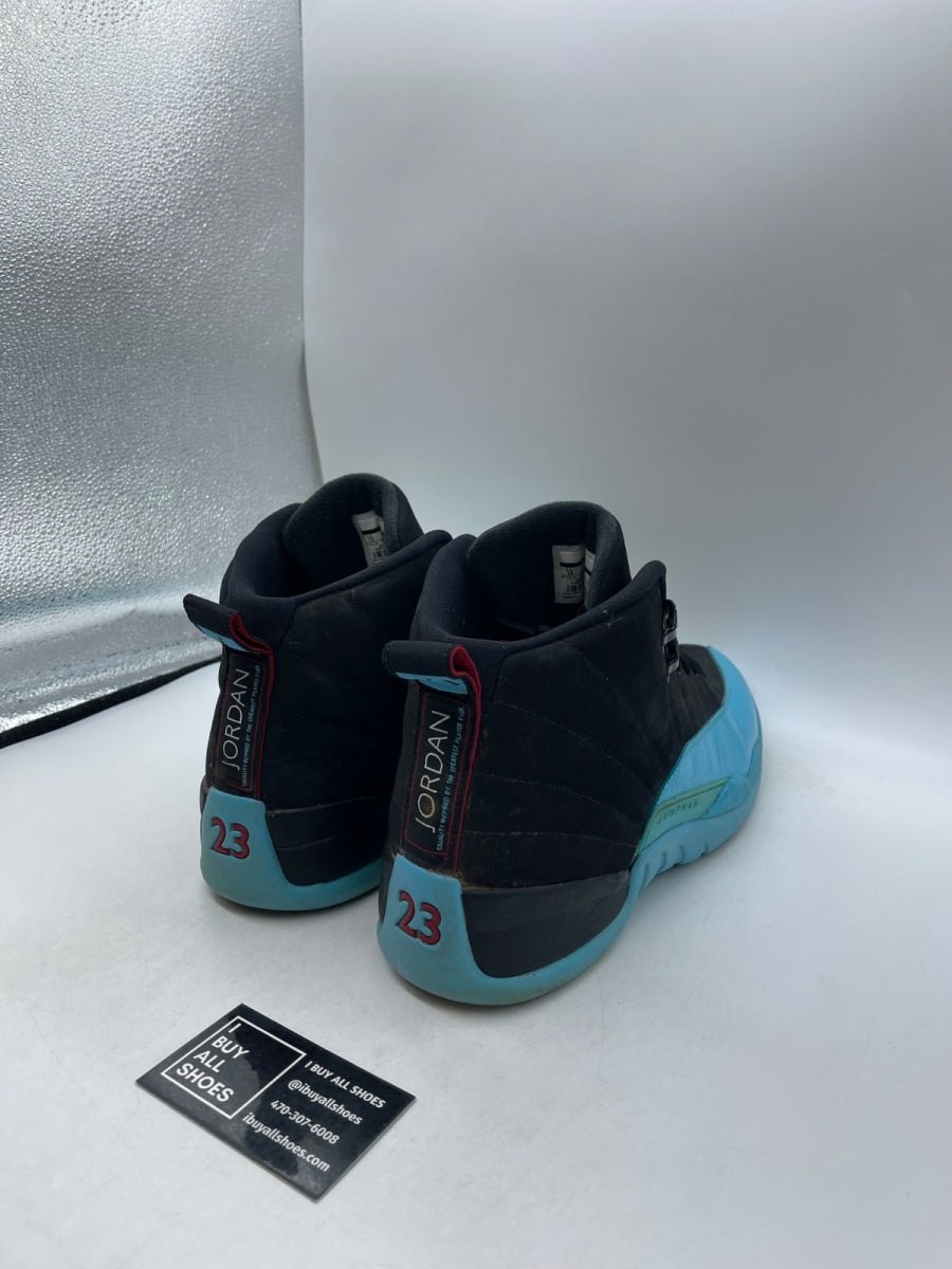 Jordan 12 Retro Gamma Blue 13 (Heavily Worn Pre-Owned) - Image 5