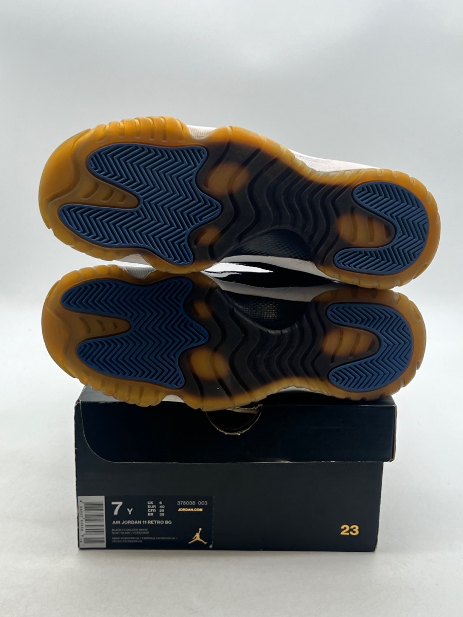 Jordan 11 Retro Space Jam (2016) (GS) 7Y (Heavily Worn Pre-Owned)JordanBlack/Dark Concord-White - Image 8