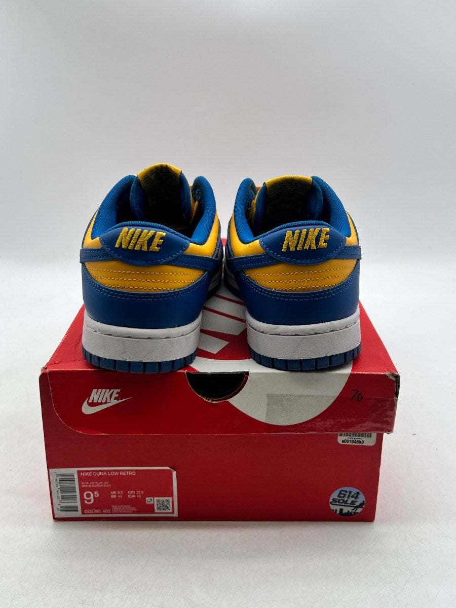 Nike Dunk Low UCLA 9.5 (Moderately Worn Pre-Owned)NikeBlue Jay/University Gold-White - Image 3