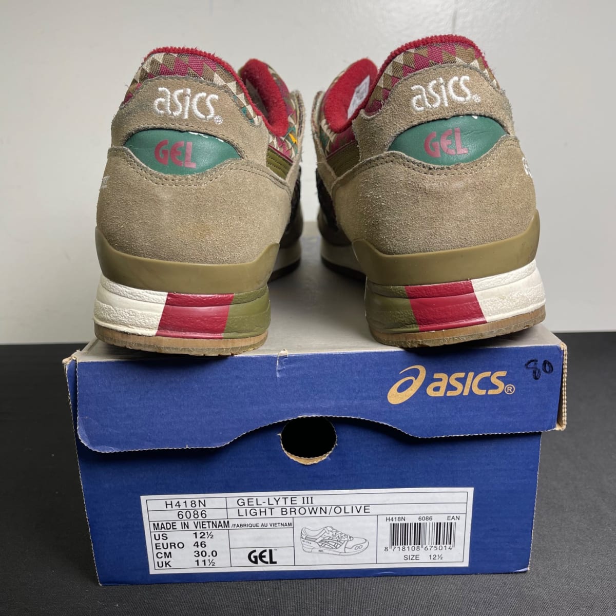 ASICS Gel-Lyte III Aztec (Size 12.5) - aux