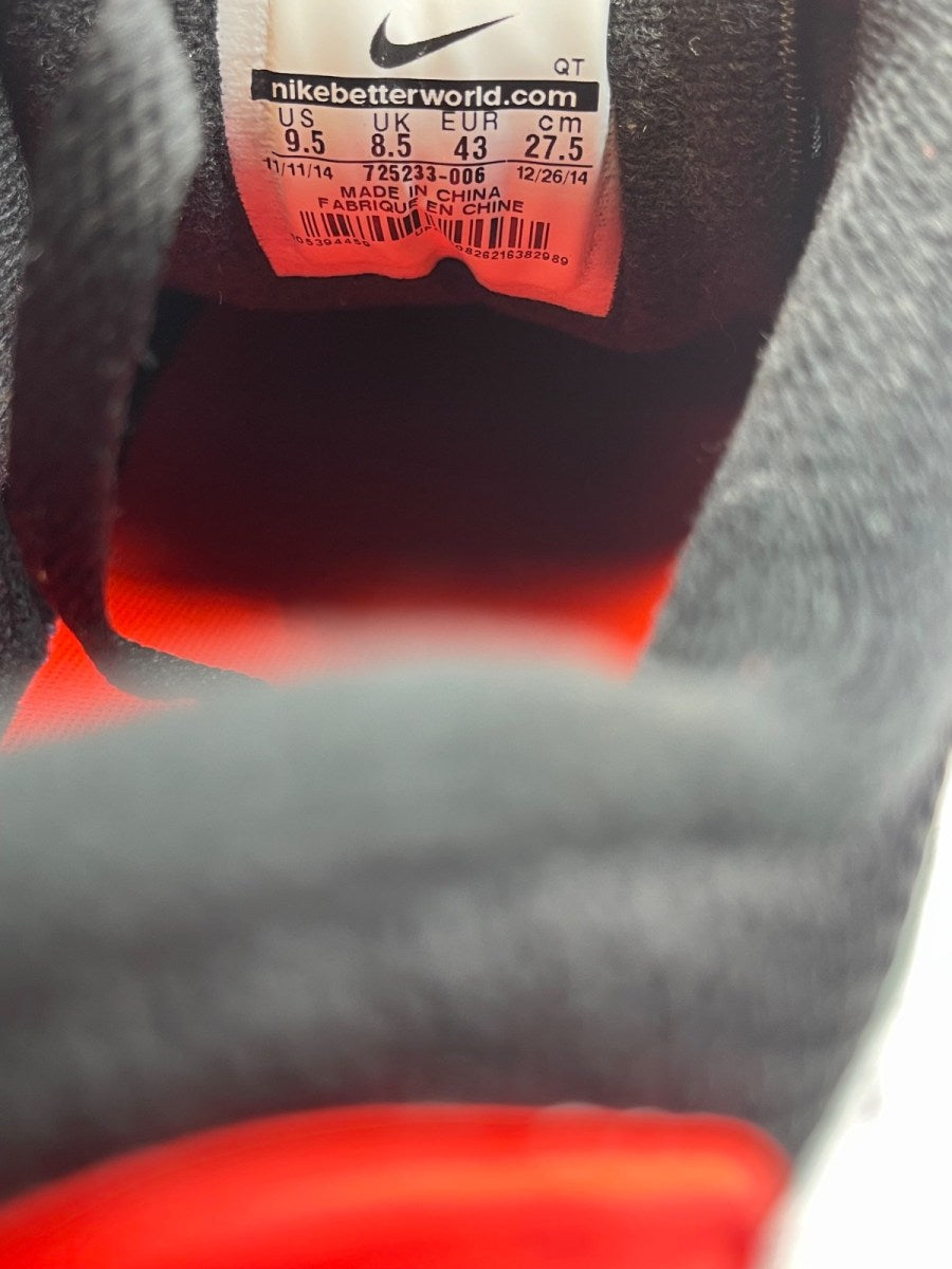 Jordan 5 Retro Off-White Muslin 9.5 (Moderately Worn Pre-Owned)JordanBlack/Muslin-Fire Red - Image 8