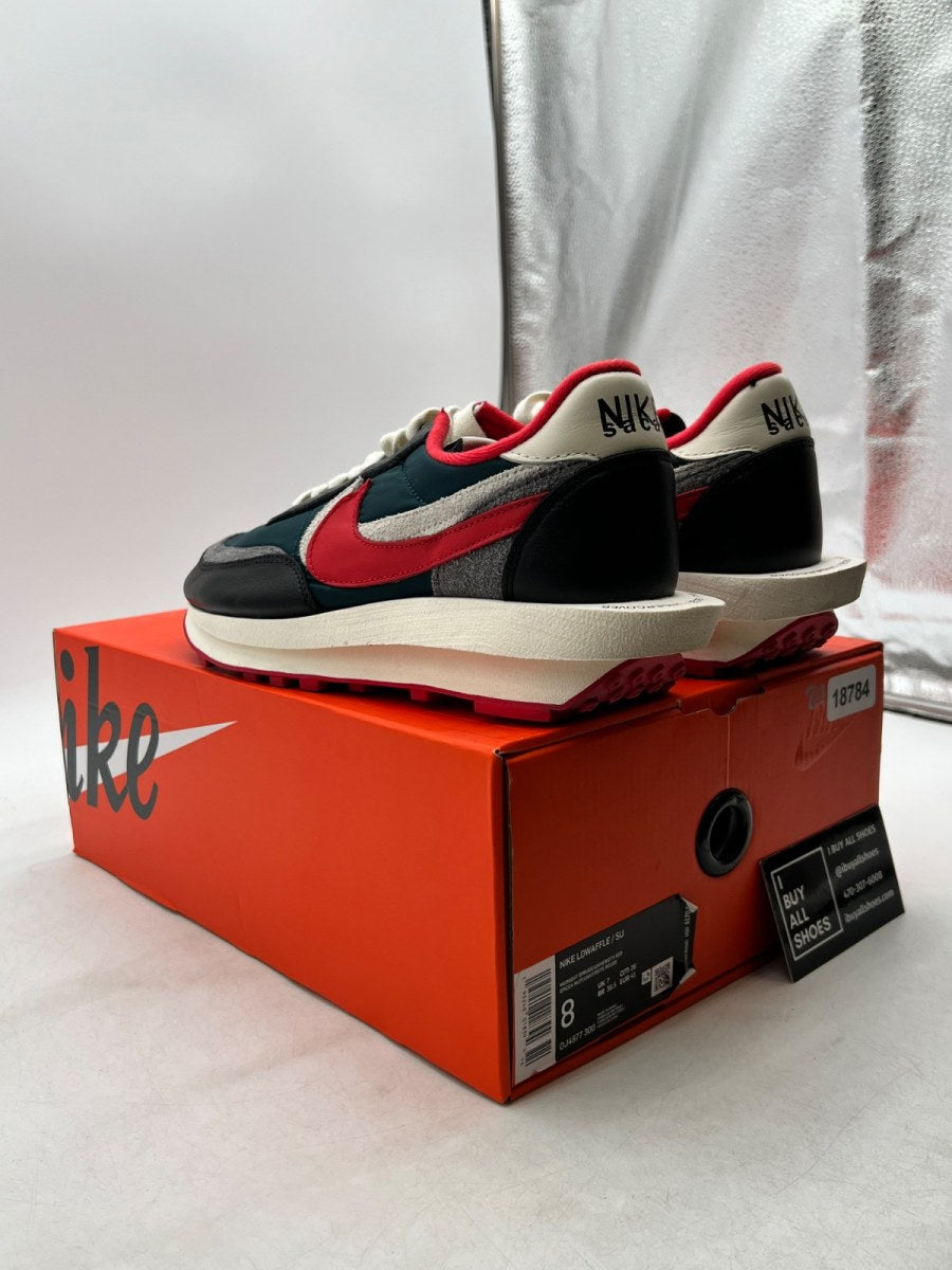 Nike LD Waffle sacai Undercover Midnight Spruce University Red 8 (Lightly Worn Pre-Owned) - Image 4