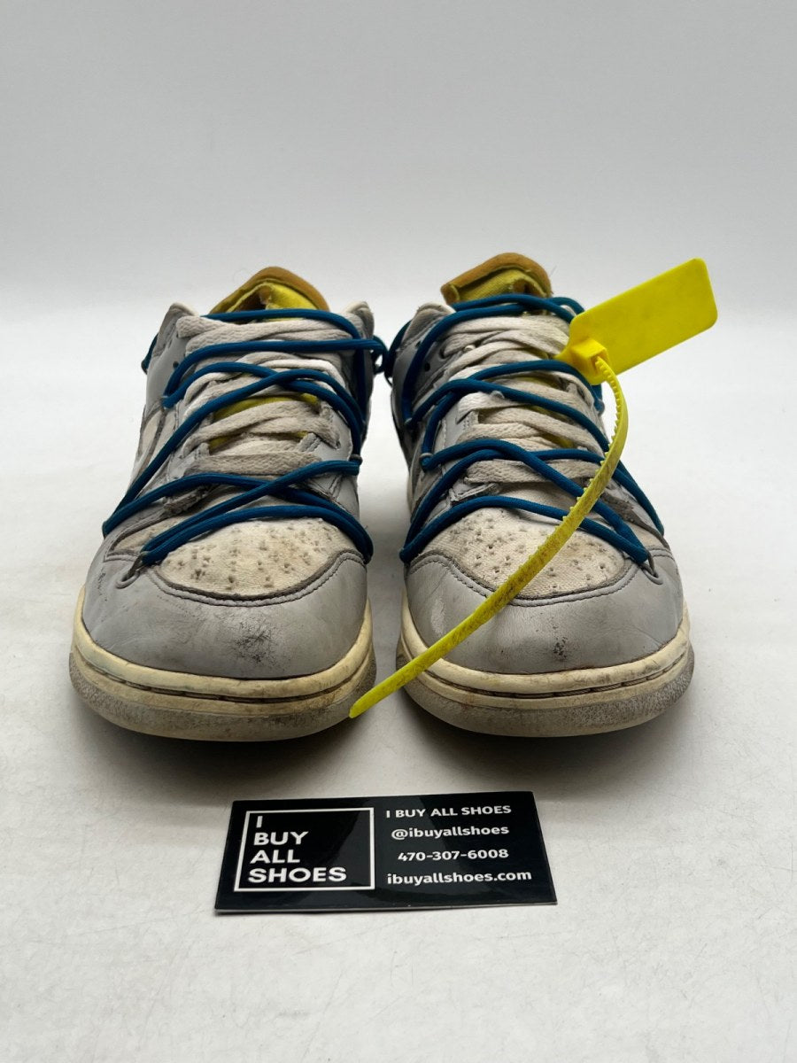 Nike Dunk Low Off-White Lot 10 9.5 (Heavily Worn Pre-Owned) - Image 2