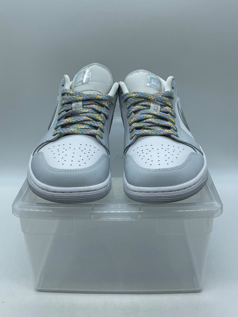 Jordan 1 Low SE Tear Away Silver 11.5 (Moderately Worn Pre-Owned)JordanWhite/Metallic Silver-White-Pure Platinum - Image 2