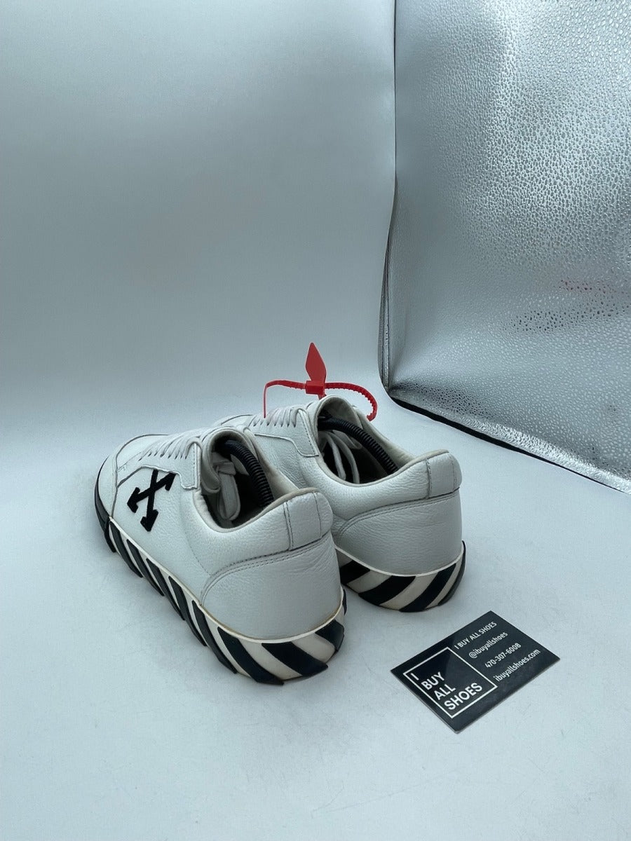 OFF-WHITE Vulcanized Low Canvas White Black 46 (Moderately Worn Pre-Owned) - Image 4