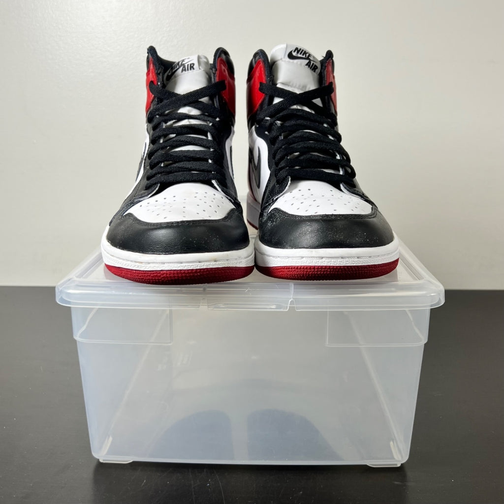 Jordan 1 Retro Black Toe (2016) 10 (Lightly Worn Pre-Owned)JordanWhite/Varsity Red/Black - Image 2