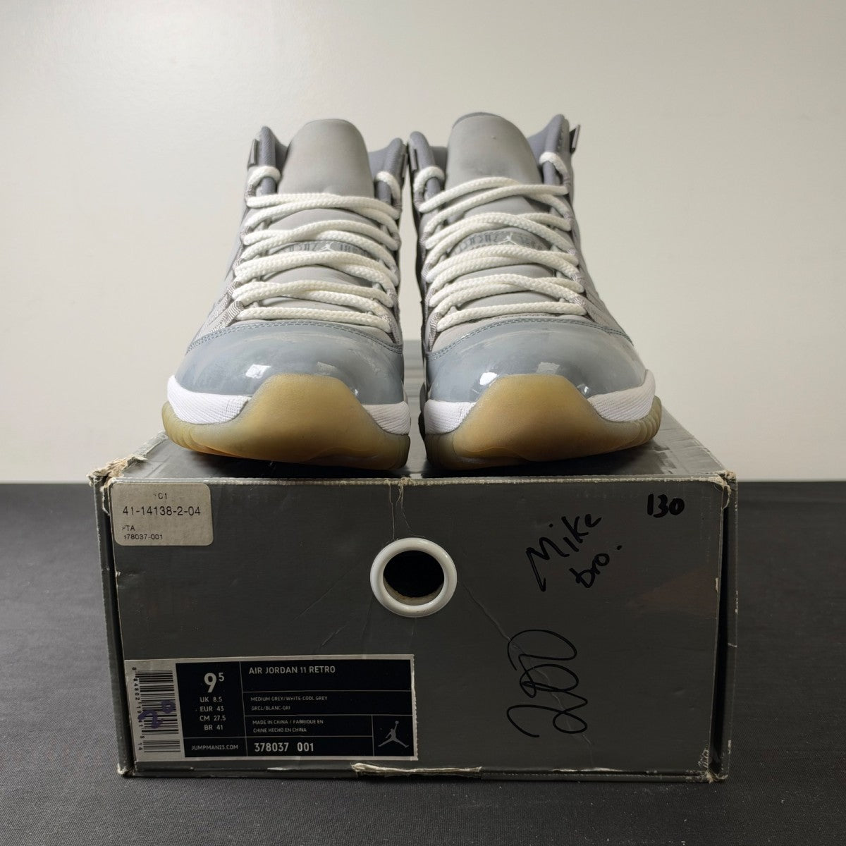 Jordan 11 Retro Cool Grey (2010) (Size 9.5)