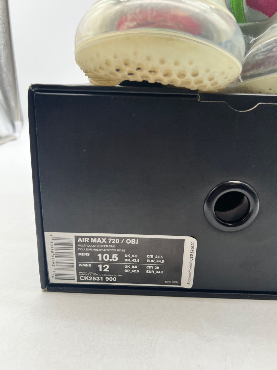 Nike Air Max 720 OBJ Odell Beckham Jr Young King of The Drip 10.5 (Lightly Worn Pre-Owned)NikeMulti-Color/Hyper Pink-Lime Blast - Image 4