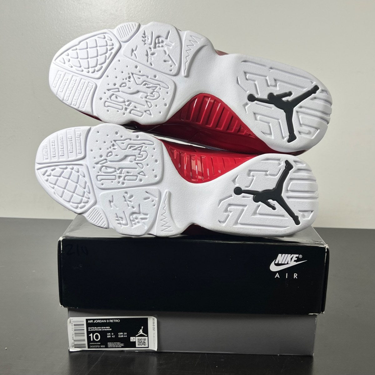 Jordan 9 Retro White Gym Red 10 (New Pre-Owned)Jordan - Image 6